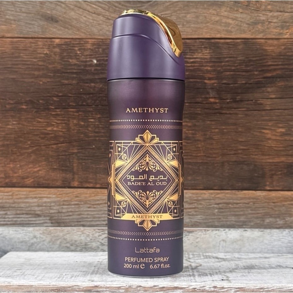 Lattafa Bade'e Al Oud Amethyst Perfume Spray 200ml | Luxe Scent Room + Body